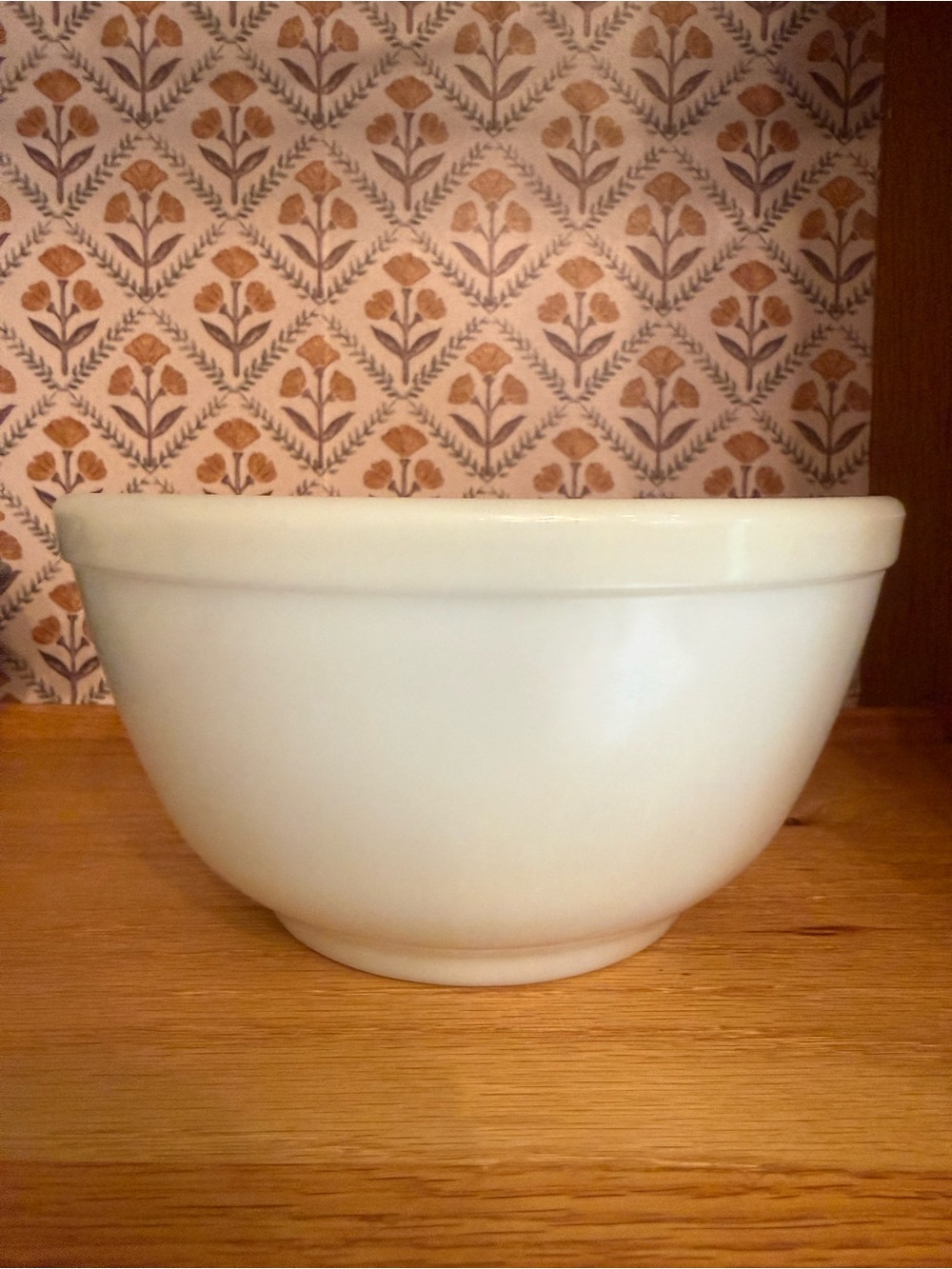 Classic Opal White Pyrex Mixing Bowl 8.25”